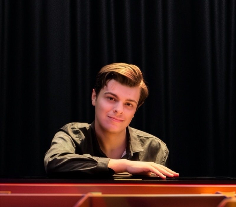 Michael at the piano